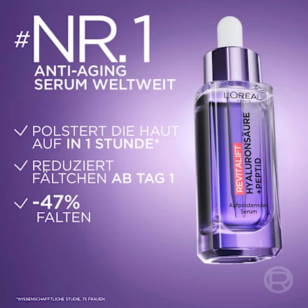 Anti Falten Serum Revitalift Filler 1,5 % Pure Hyaluronsäure L'ORÉAL PARiS REVITALIFT
