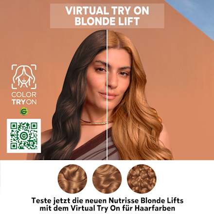Dauerhafte Haarfarbe Blonde Lift Nr. UL 1 Naturbraun GARNIER NUTRISSE