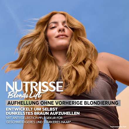 Dauerhafte Haarfarbe Blonde Lift Nr. UL 1 Naturbraun GARNIER NUTRISSE