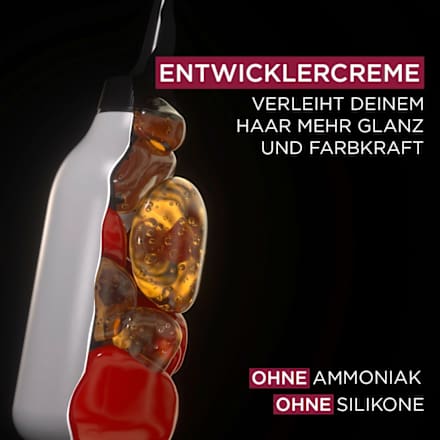 Dauerhafte Haarfarbe Red Lacquers Nr. 5.52 Glassy Merlot GARNIER olia