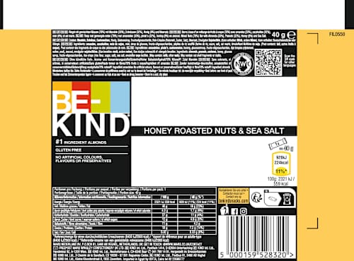Nussriegel Honey Roasted Nuts & Sea Salt BE-KIND