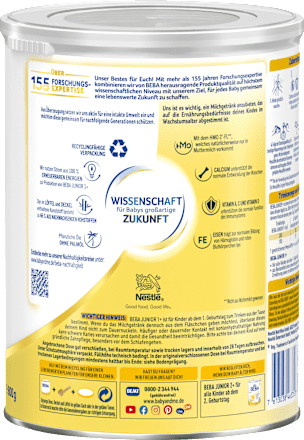 Kindermilch Junior 1+ ab 1 Jahr Nestlé BEBA