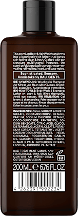 Duschgel Sandalwood Leather 7 2in1 BALI GENTS