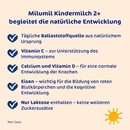 Kindermilch ab 2 Jahren Milupa