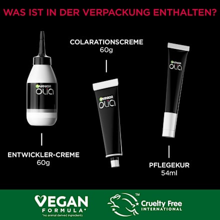 Dauerhafte Haarfarbe Red Lacquers Nr. 7.25 Rubinrot GARNIER olia