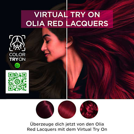 Dauerhafte Haarfarbe Red Lacquers Nr. 7.25 Rubinrot GARNIER olia