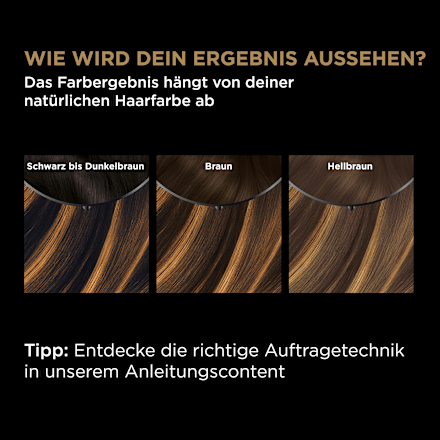 Highlightset für braunes Haar GARNIER olia