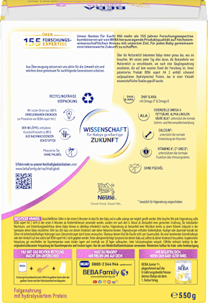 Folgemilch Expert HA 2 nach dem 6. Monat Nestlé BEBA