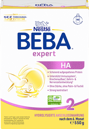 Folgemilch Expert HA 2 nach dem 6. Monat Nestlé BEBA