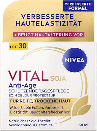 Gesichtscreme Vital Soja Anti-Age schützend LSF 30 NIVEA