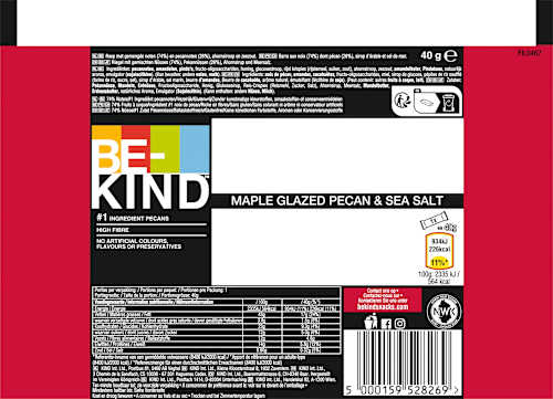 Nussriegel Glazed Pecan & Sea Salt BE-KIND