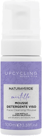 Mousse detergente viso al mirtillo NATURAVERDE