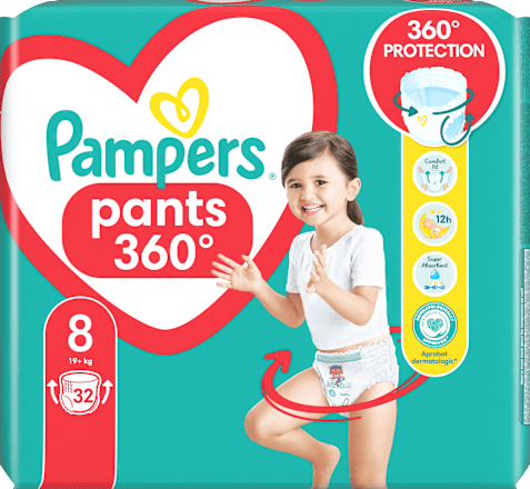 Пелени-гащички, размер 8 (19+ kg) Pampers