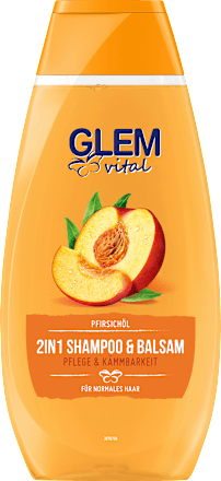 Shampoo & Balsam 2in1 Pfirsichöl Schwarzkopf GLEM vital