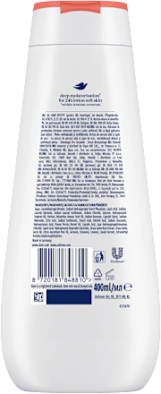 Sprchovací gél Advanced Care Rebalancing, White Peach & Rice Milk Dove