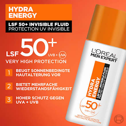 Gesichtscreme Hydra Energy LSF 50+ L'ORÉAL PARiS MEN EXPERT