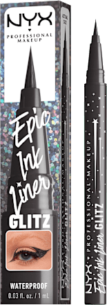 Tekoče črtalo za oči Epic Ink Glitz, 06 Graphite Glitz NYX PROFESSIONAL MAKEUP