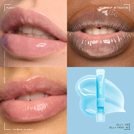 Glos za ustnice Jelly Job, 02 Jelly Frost NYX PROFESSIONAL MAKEUP