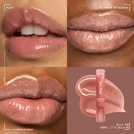 Glos za ustnice Jelly Job, 05 Honey, It's Jelly NYX PROFESSIONAL MAKEUP