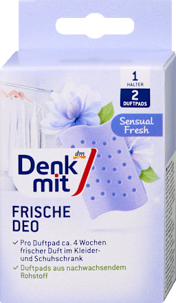 Osvježivač za ormare Sensual Fresh, 2 kom. + baza Denkmit
