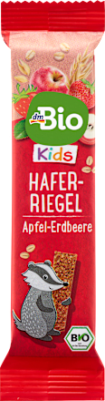 Fruchtriegel Hafer Apfel-Erdbeere ab 3 Jahren dmBio