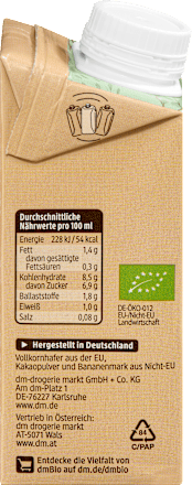 Haferdrink Schoko dmBio