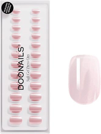 Künstliche Nägel, Soft Gel Press Ons Jetset Extra Short Square Doonails