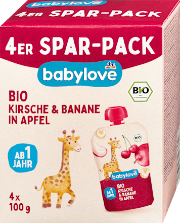 Kapsička bio čerešňa & banán v jablkách babylove