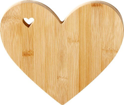 Schneidebrett aus Bambus "Herz" wenco
