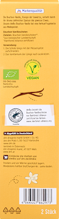 Vanilleschoten Bourbon  dmBio