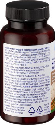 Prehransko dopolnilo Hericium-Cordyceps Komplex Mivolis