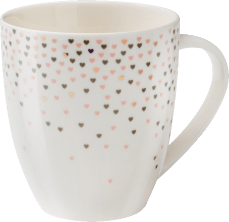 Kaffeebecher Jumbo Herzchen (520 ml) Dekorieren & Einrichten