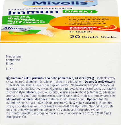 Immun DIREKT Portionssticks 20 St Mivolis
