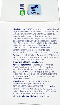 Immun DIREKT Portionssticks 20 St Mivolis