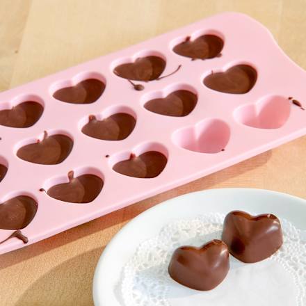 Pralinen-/Eiswürfelform, Herzen wenco