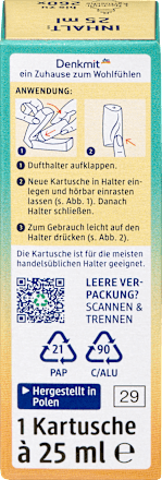 Lufterfrischer Minispray Nachfüllpack Touch of Brazil  Denkmit