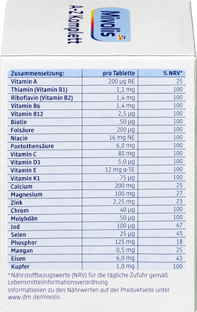 multivitamíny A-Z komplet Mivolis