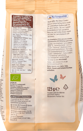 Biscotti di farro al cioccolato bio dmBio