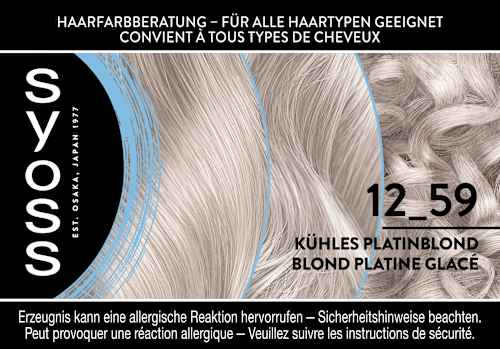 Haare Aufheller 12_59 Kühles Platinblond Syoss