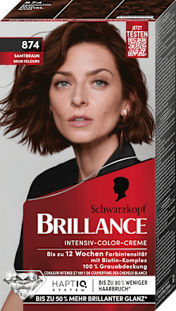 Haarfarbe 874 Samtbraun Schwarzkopf Brillance
