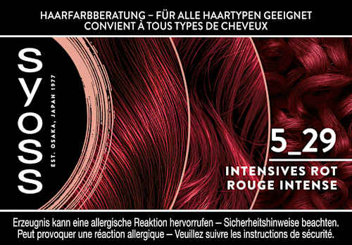 Haarfarbe 5_29 Intensives Rot Syoss