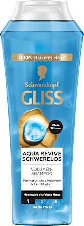 Shampoo Aqua Revive Schwerelos Schwarzkopf GLISS