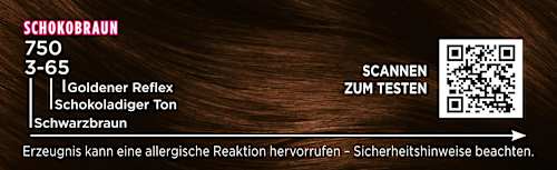 Haarfarbe 3-65/750 Schokobraun Palette Intensive Color Creme