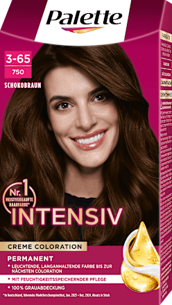 Haarfarbe 3-65/750 Schokobraun Palette Intensive Color Creme