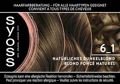 Haarfarbe 6_1 Natürliches Dunkelblond Syoss