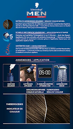 Intensivtönung Anti-Grau-Gel 70 Dunkelbraun Schwarzkopf Men Perfect