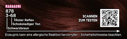 Haarfarbe 3-68/878 Mahagoni Palette Intensive Color Creme