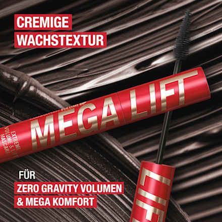 Mascara Volume Up Mega Lift 002 Black Brown  MANHATTAN Cosmetics