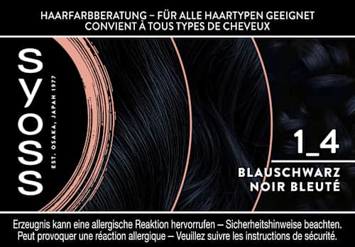 Haarfarbe 1_4 Blauschwarz Syoss