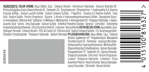 Haarfarbe 4-99 Aubergine  Palette Intensive Color Creme